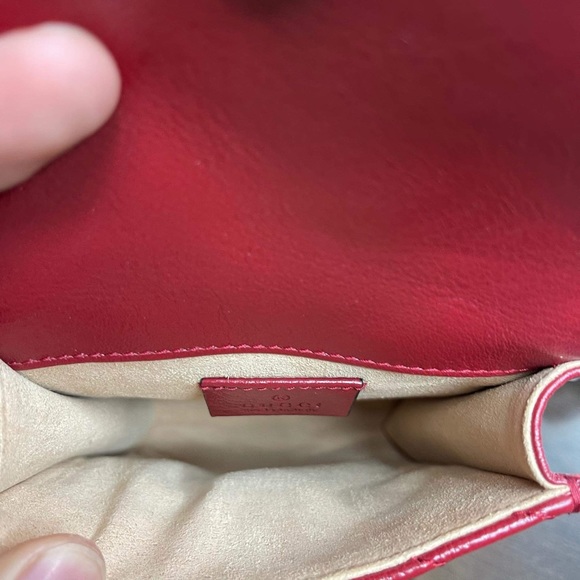 Gucci Maltese Mamont 3 in 1 Fanny belt in red - Picture 7 of 9